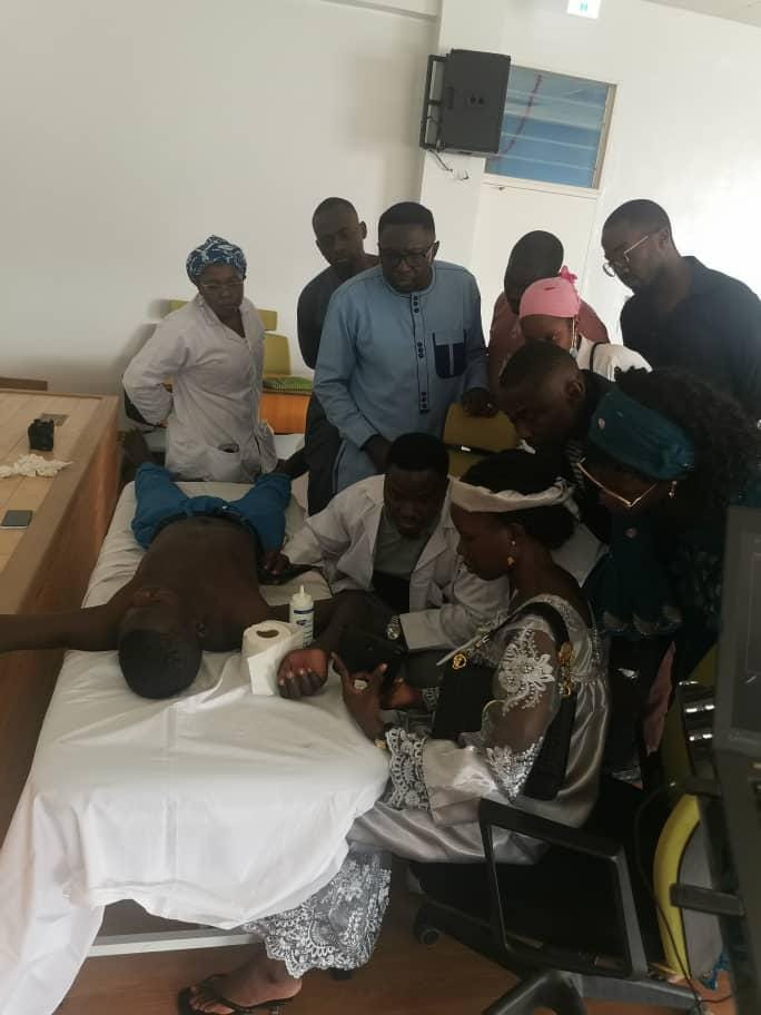 Atelier d’échographie clinique par le Dr Djouda